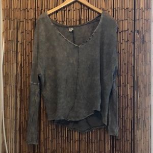 Free People v neck tee